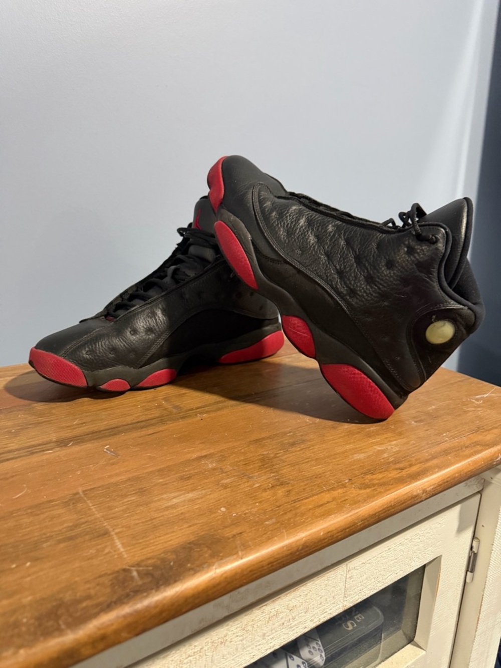 Jordan 13’s Men’s Black and Red Athletic Shoes